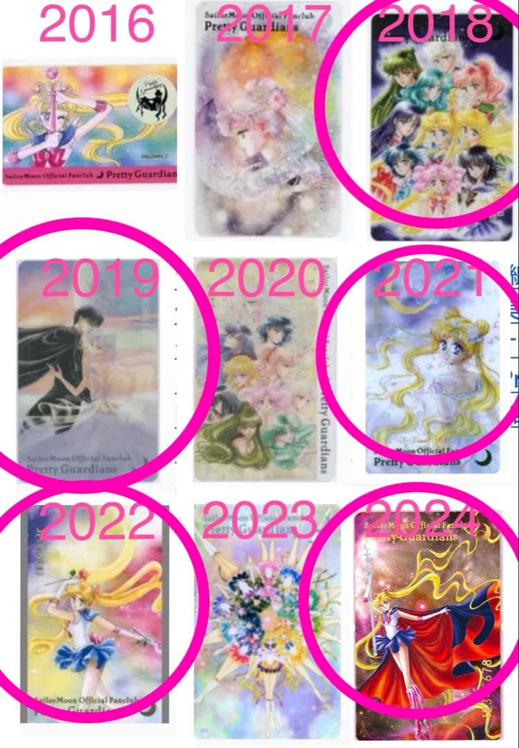 レア♡美少女戦士セーラームーン　ファンクラブ　会員証　カード　特典