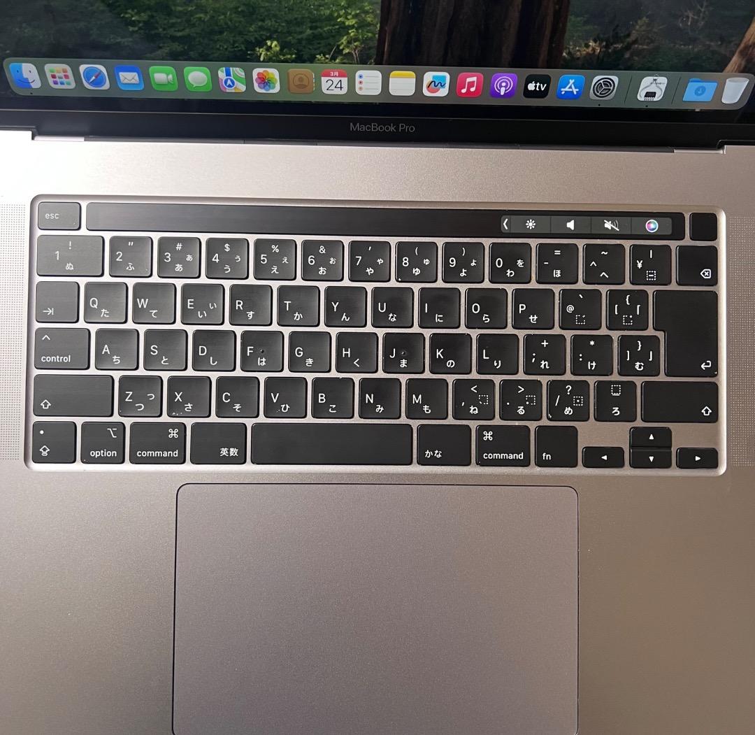 MacBook Pro 16インチ Intel i7 SSD 512GB