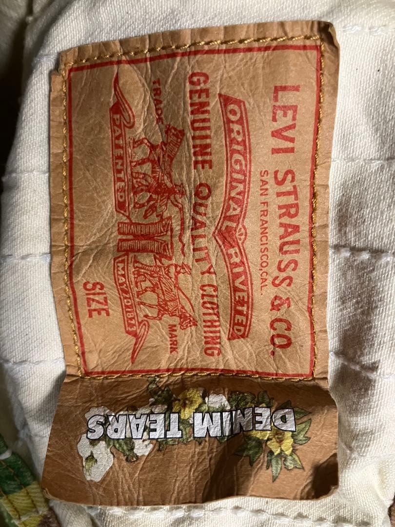 denim tears levi's コラボ トートバッグ　supreme