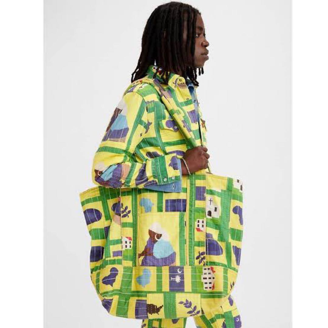 denim tears levi's コラボ トートバッグ　supreme