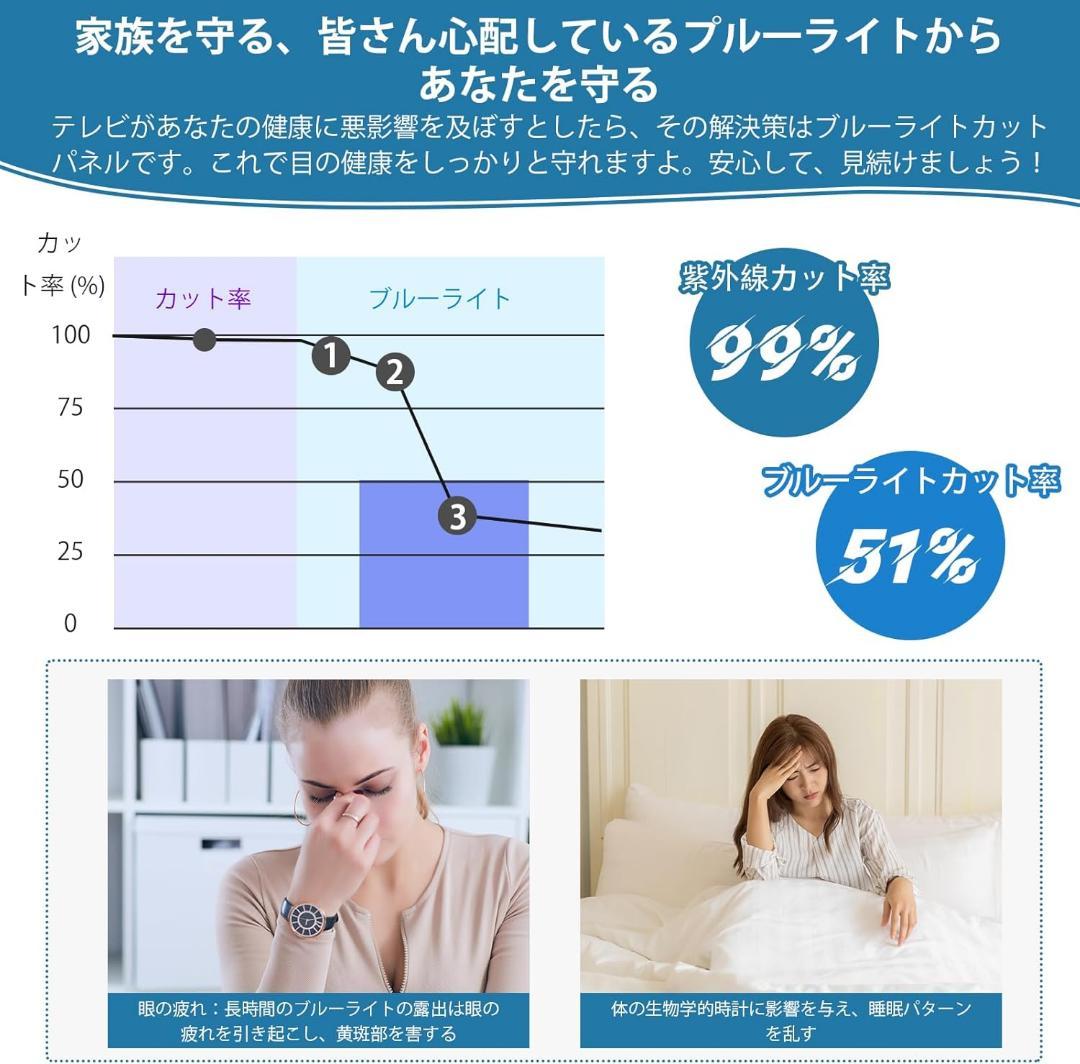 セール⭐️液晶テレビ保護パネル 75インチ テレビカバー アクリル製 液晶tv保護