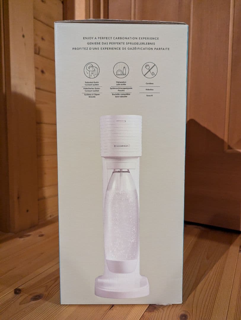 【新品未使用】sodastream GAIA 炭酸水メーカー ホワイト