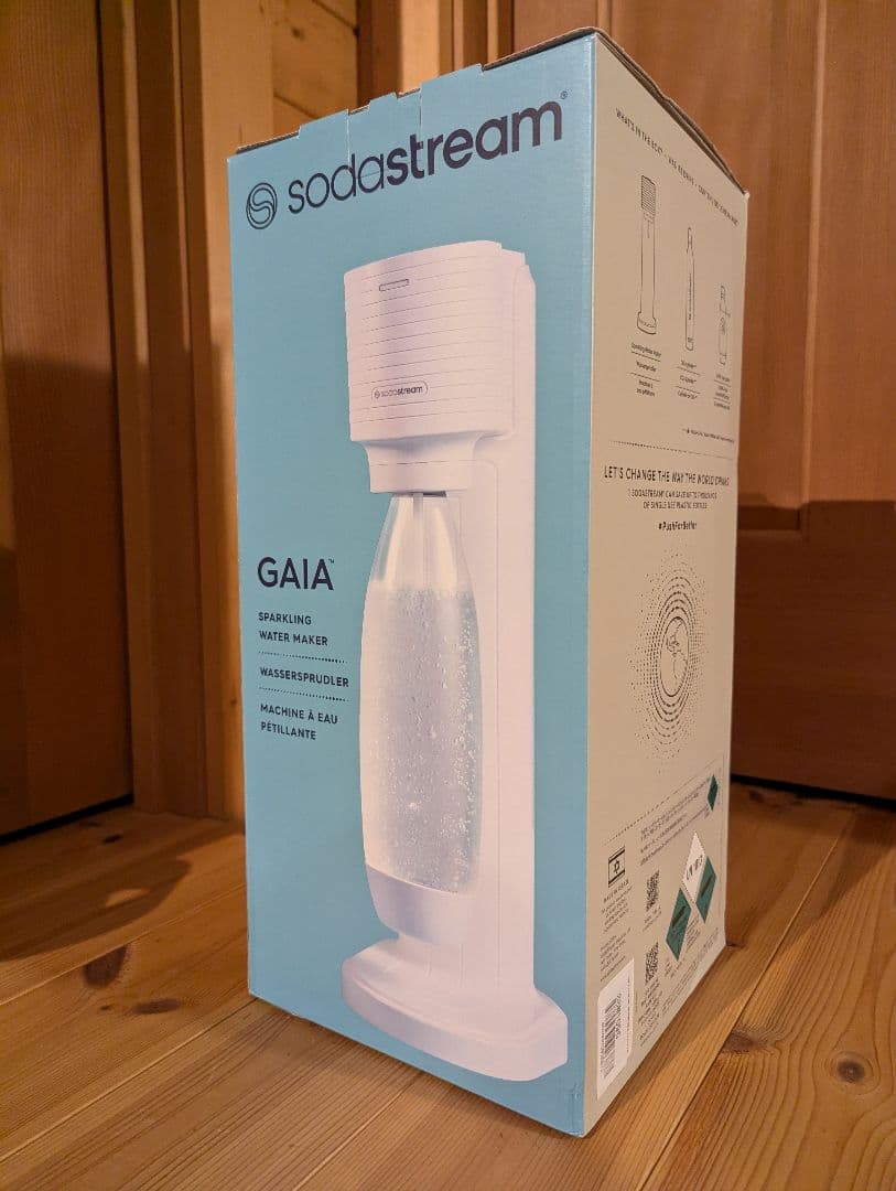 【新品未使用】sodastream GAIA 炭酸水メーカー ホワイト
