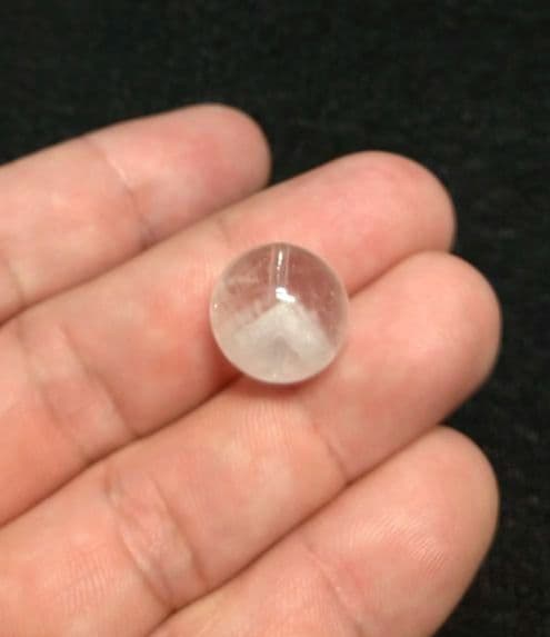 【天然,美品】ホワイトファントムクォーツ　１５㎜　ブレスレット　粒売り　希少