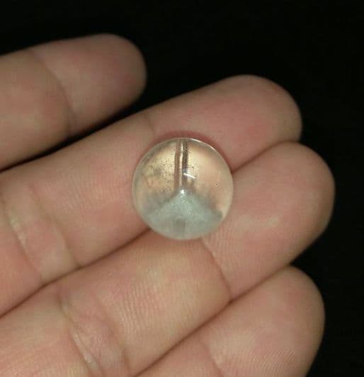 【天然,美品】ホワイトファントムクォーツ　１５㎜　ブレスレット　粒売り　希少