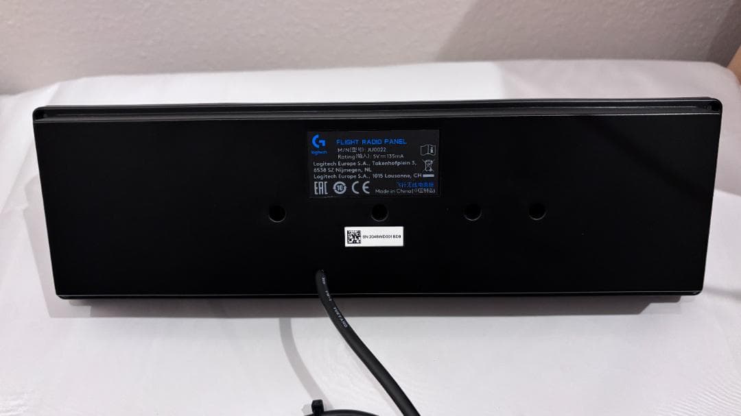 LOGITECH G FLIGHT RADIO PANEL　（保護フィルム付）