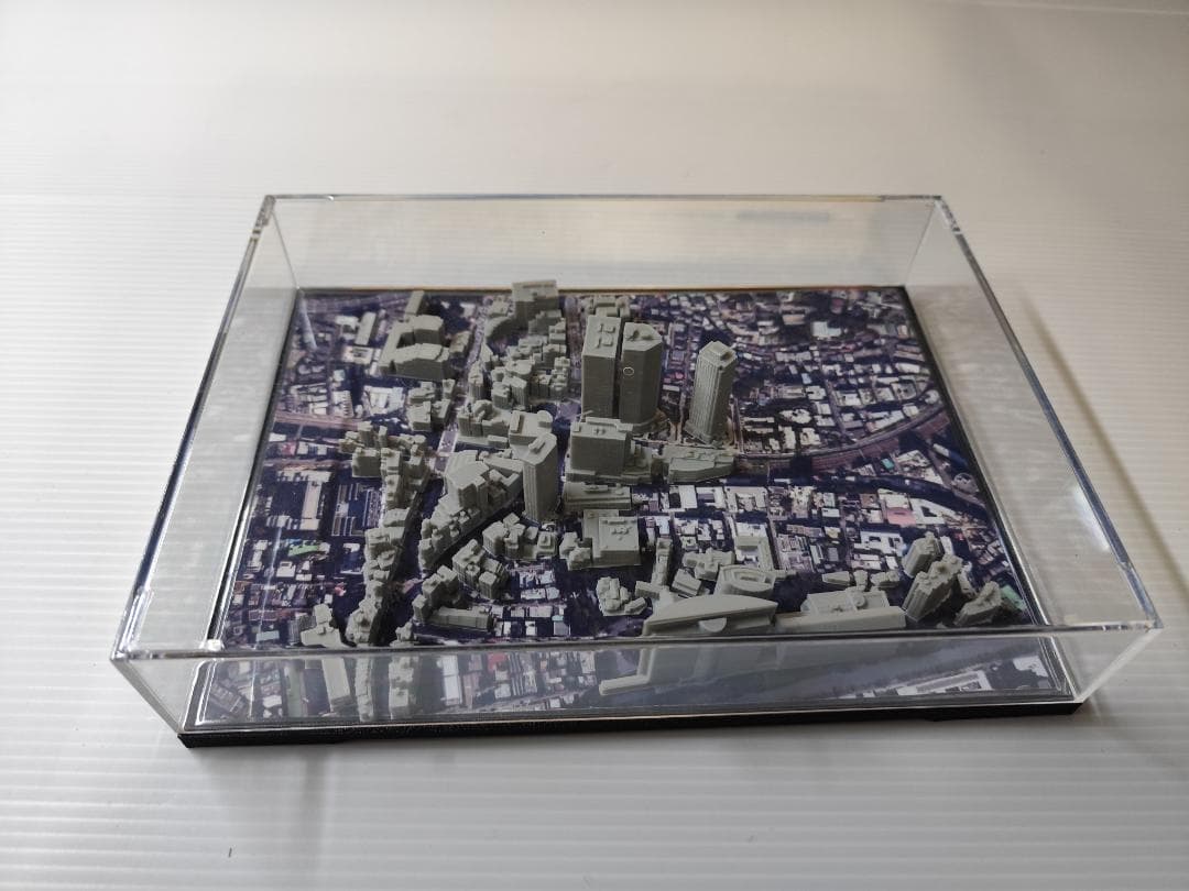 目黒周辺都市模型　(小型透明ケース付)