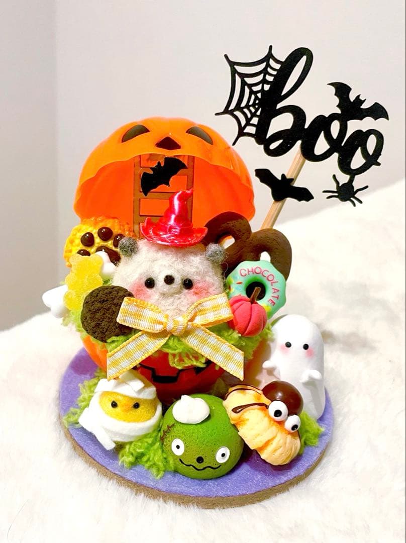 ハロウィン★お菓子ハロウィン作品★羊毛フェルト