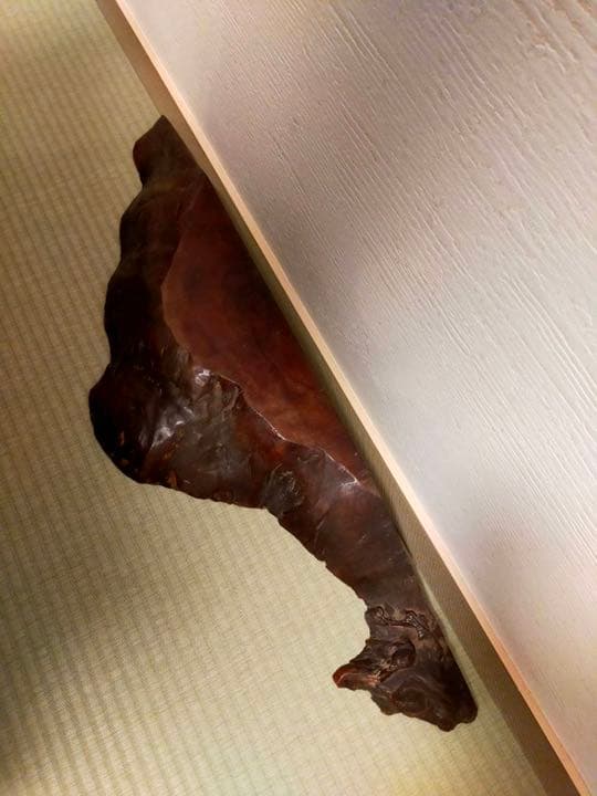 衝立　一枚板　天然木　アンティーク　桜　民芸品