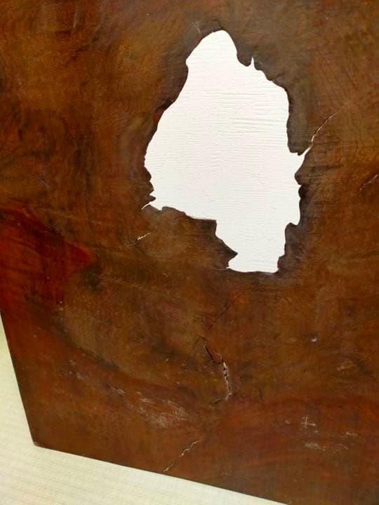 衝立　一枚板　天然木　アンティーク　桜　民芸品