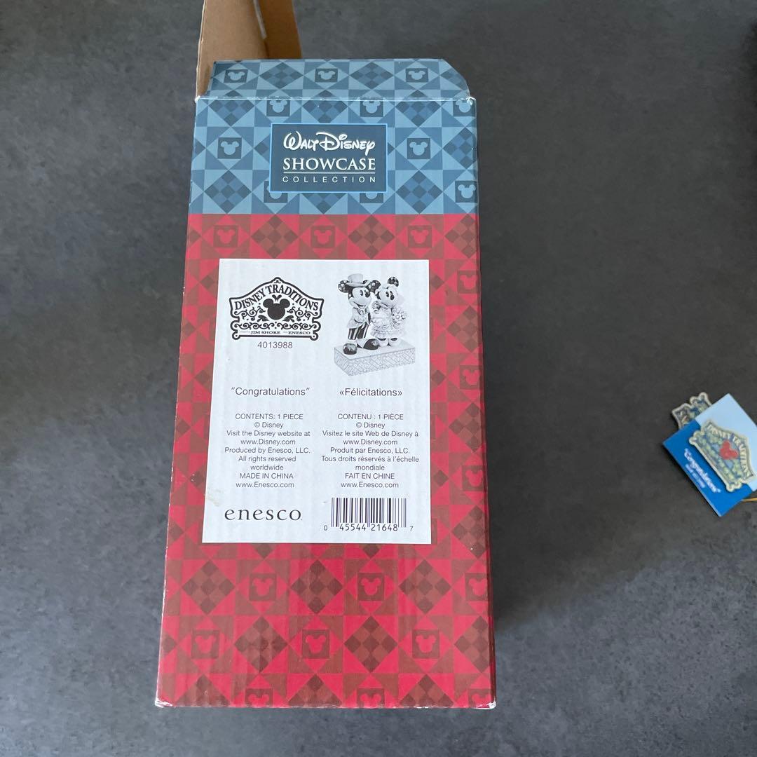 美品　ジムショア　ディズニー　ミッキー＆ミニー ウェディング　置き物