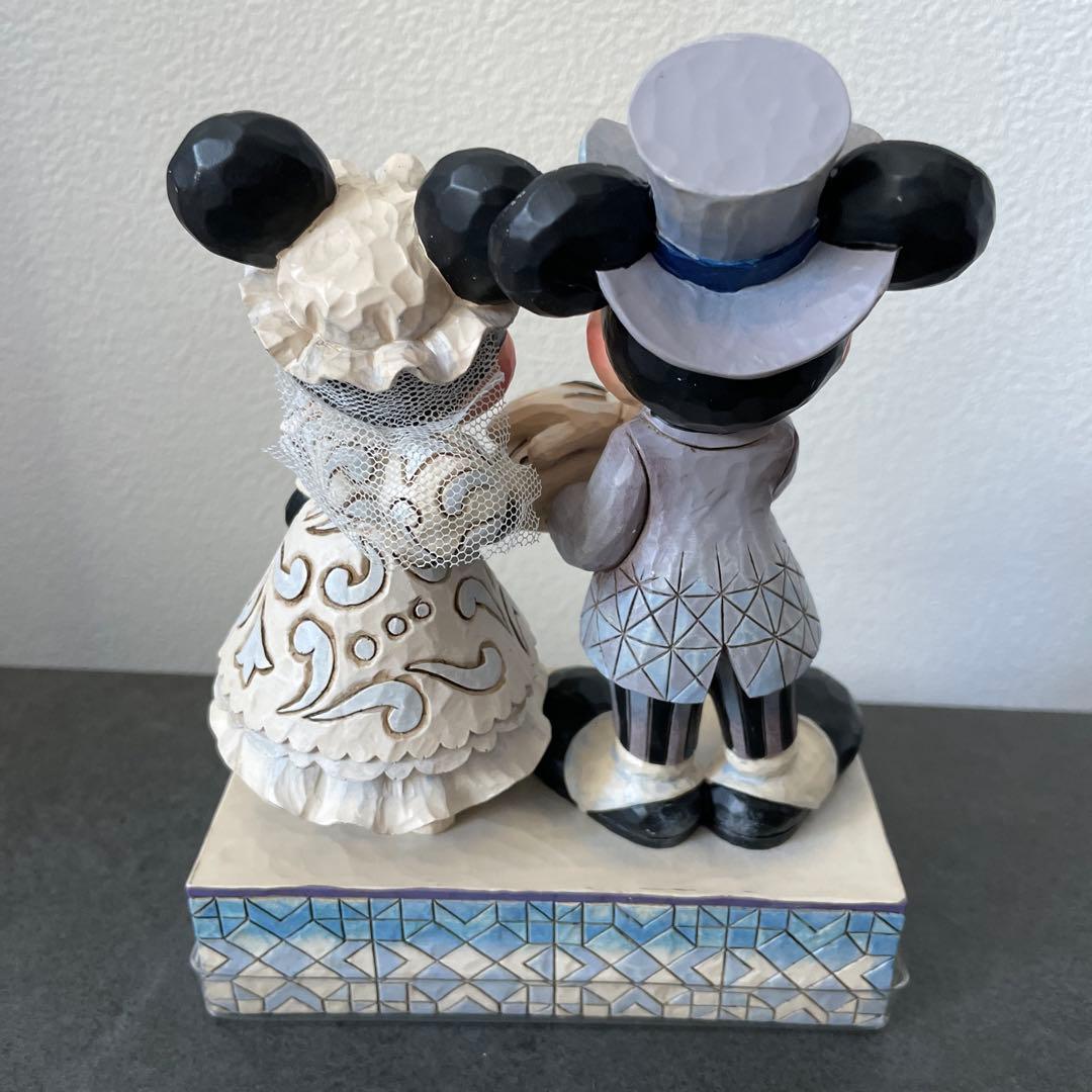 美品　ジムショア　ディズニー　ミッキー＆ミニー ウェディング　置き物