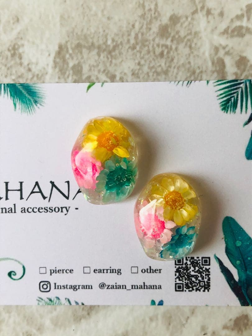 ハルさん専用♡スターFlower 1粒ピアス イヤリング