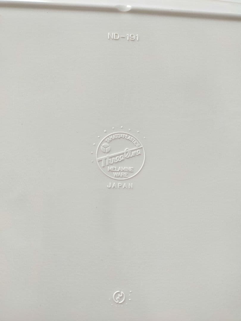 スリーライン　メラミン　四つ切りプレート　５枚セット