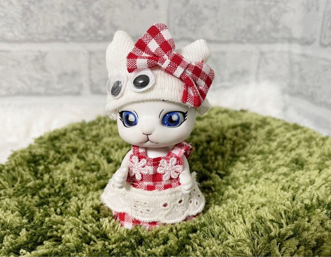 カプセルドール♥️ギンガムチェックのお洋服