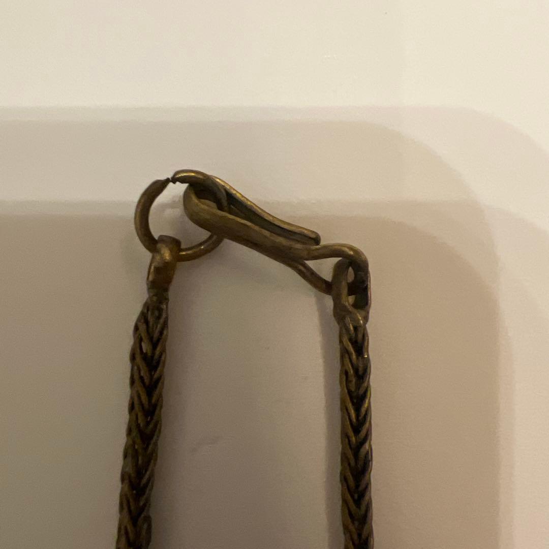 太陽神モチーフ 天然ボーン（骨）ヴィンテージネックレス