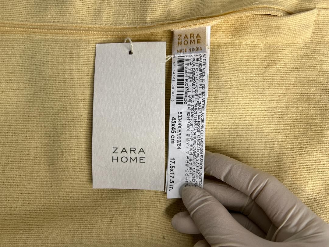 ▲廃番▲　ZARA 　ザラホーム　45x45cm　キリム　クッション