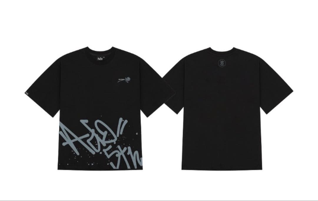 【新品】Ado タイポグラフィTシャツ　韓国ソウル限定カラー(Ｌサイズ)