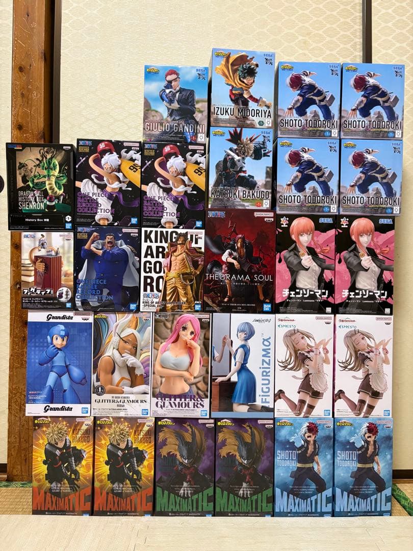 プライズフィギュアまとめ売り 僕のヒーローアカデミア　チェンソーマンなど計28体