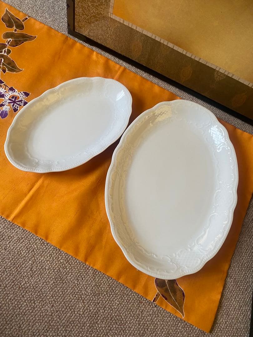 Seltmann Weiden オーバルプレート　大小　各1枚