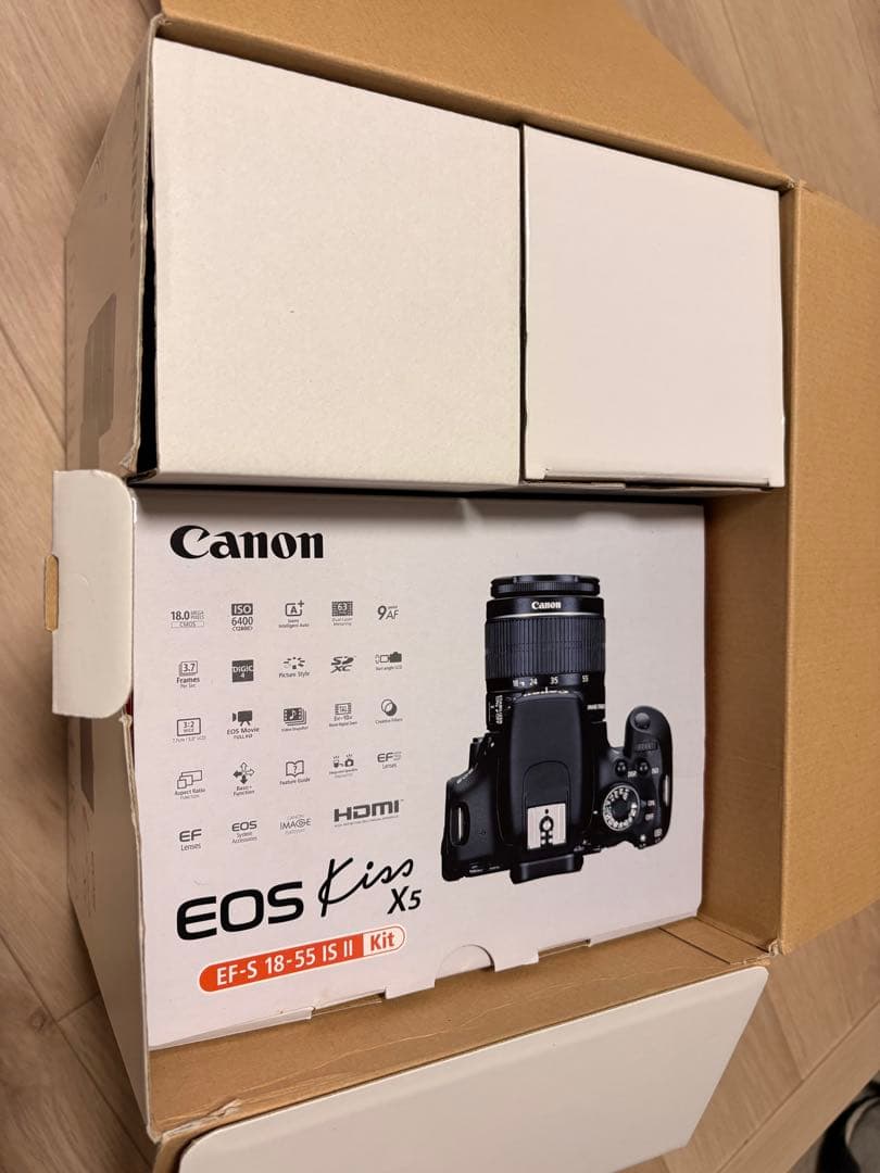 Canon デジタル一眼レフカメラ EOS Kiss X5 ダブルズームキット