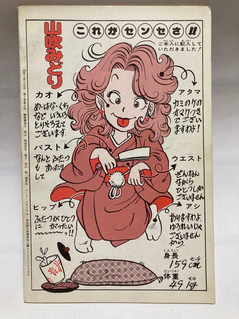 BIRD LAND PRESS 4 鳥山明保存会　ファンクラブ会報