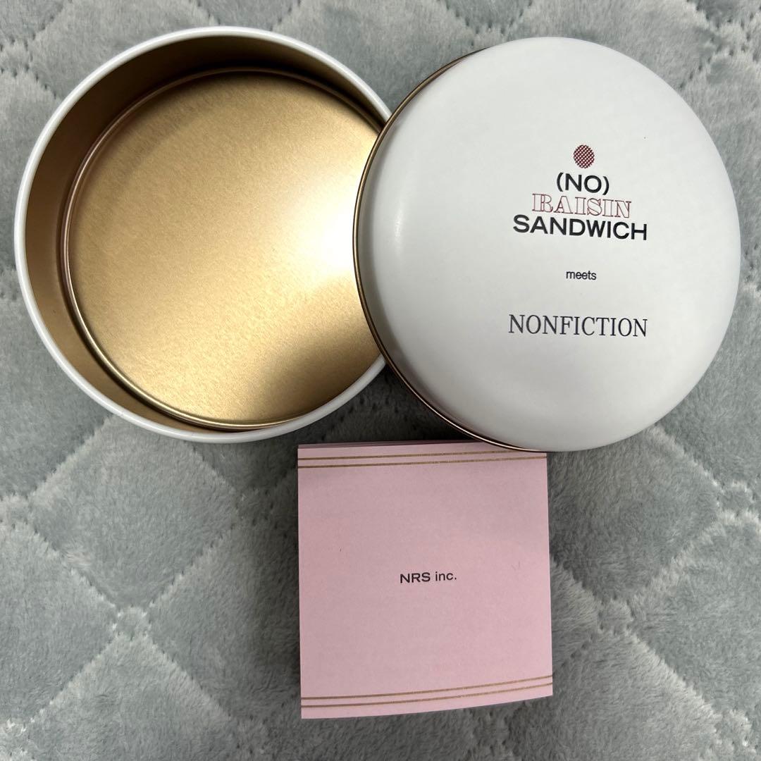 ノーレーズンサンドイッチ キャラメルくま NONFICTION 缶 パフューム