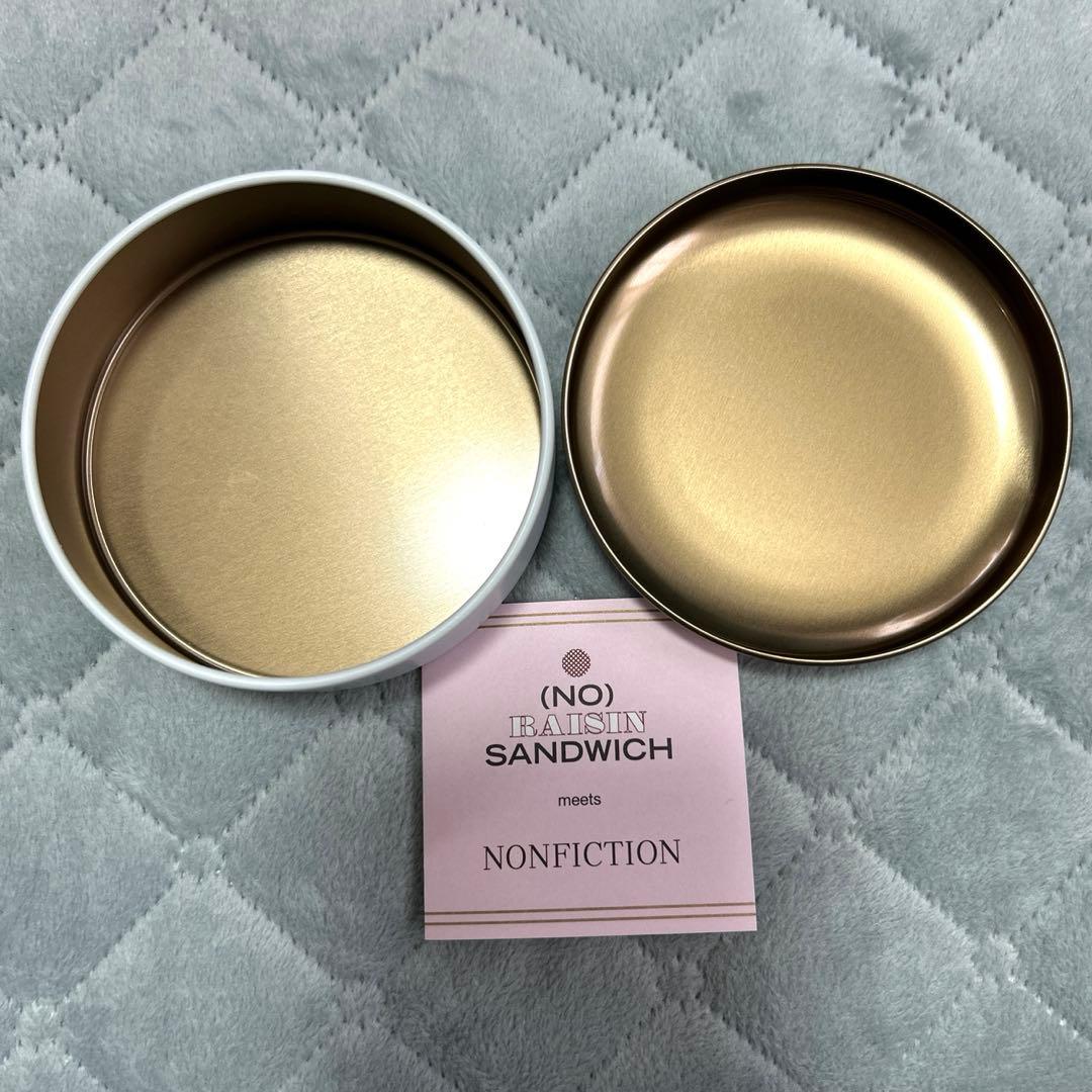 ノーレーズンサンドイッチ キャラメルくま NONFICTION 缶 パフューム