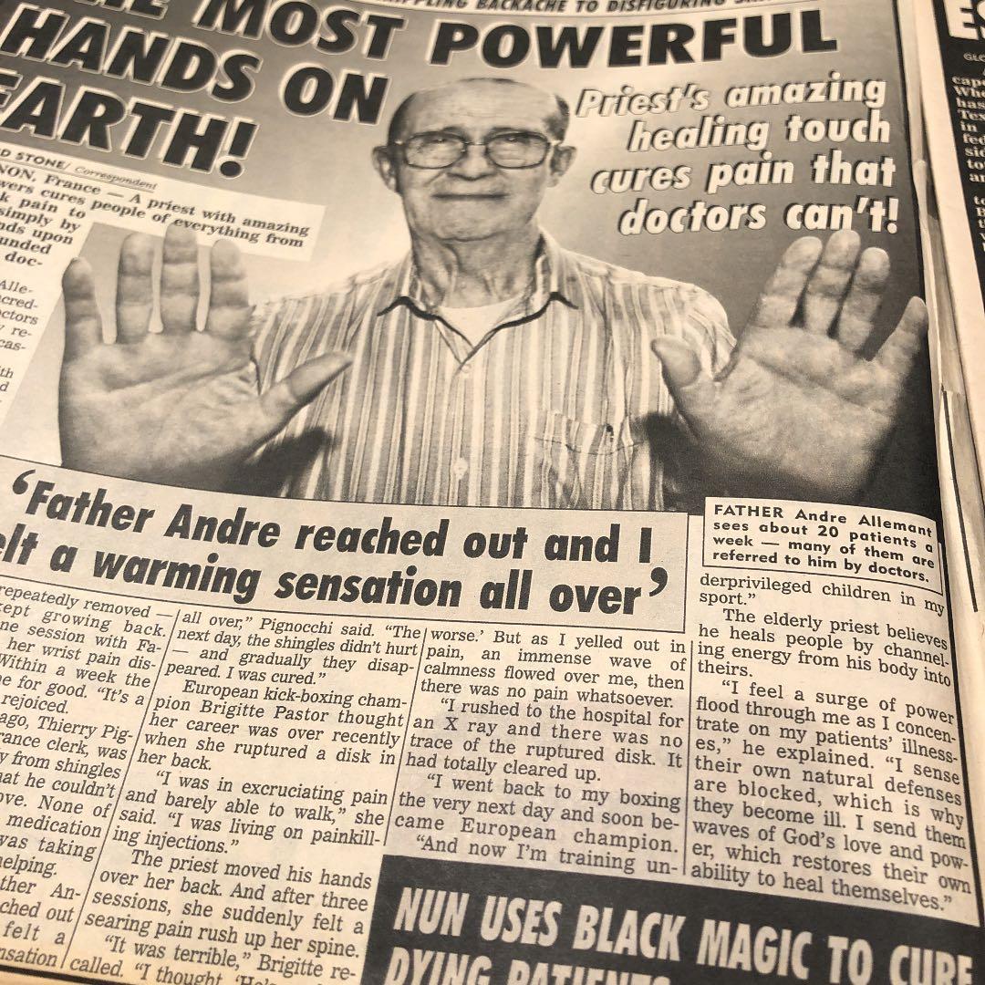 【新聞記事】アメリカンジョーク新聞　アンティーク　コウモリの子