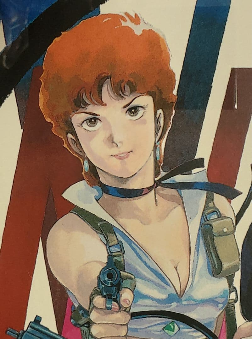 【アートコレクションハウス】安彦良和直筆サイン入り版画『ダーティペア☆WWWA』