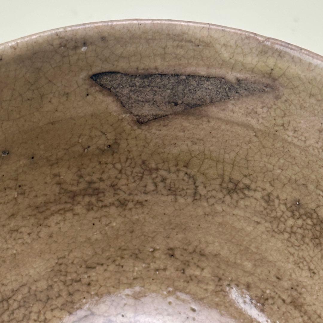 絵唐津 茶碗 仕覆付 共箱 茶道具 江戸時代