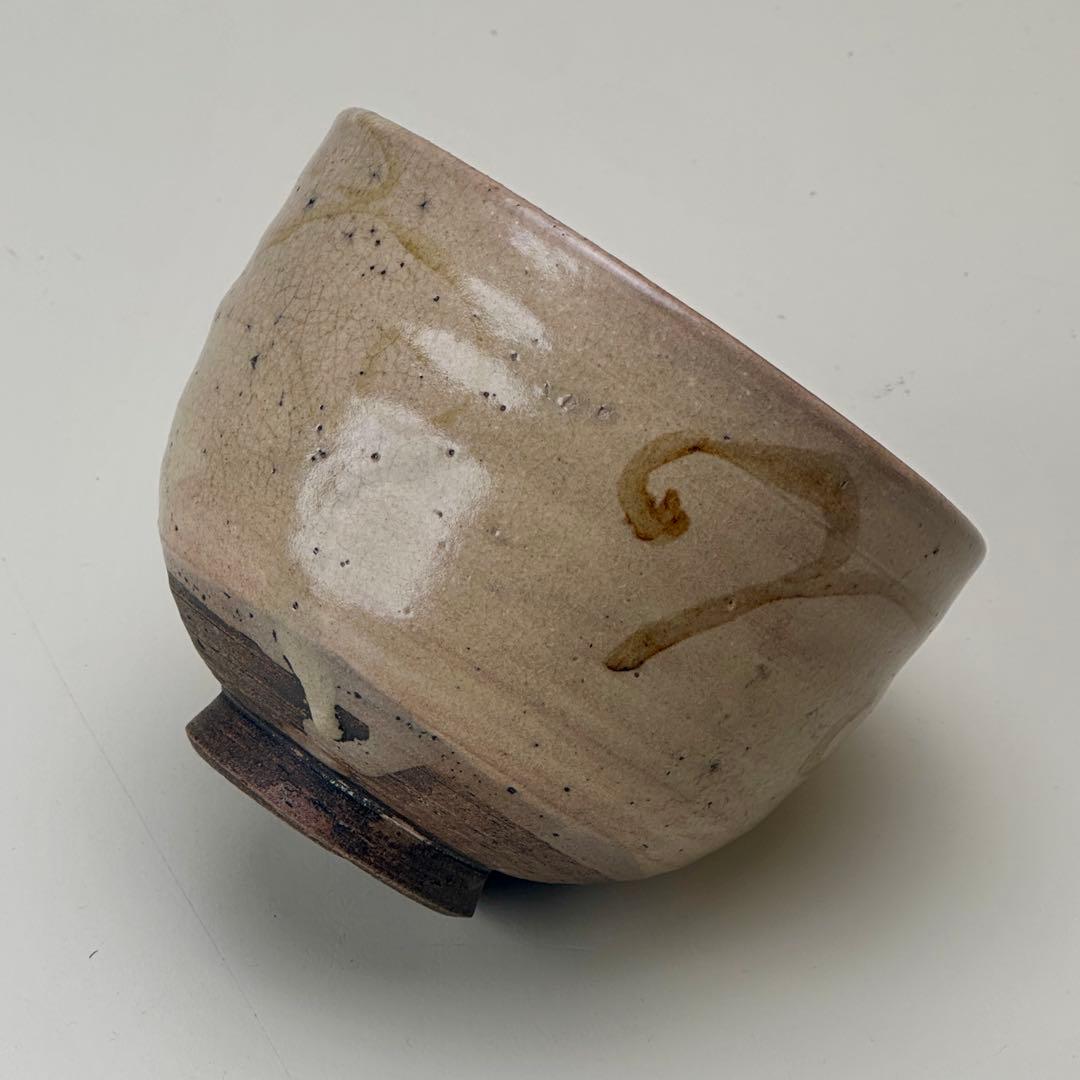 絵唐津 茶碗 仕覆付 共箱 茶道具 江戸時代