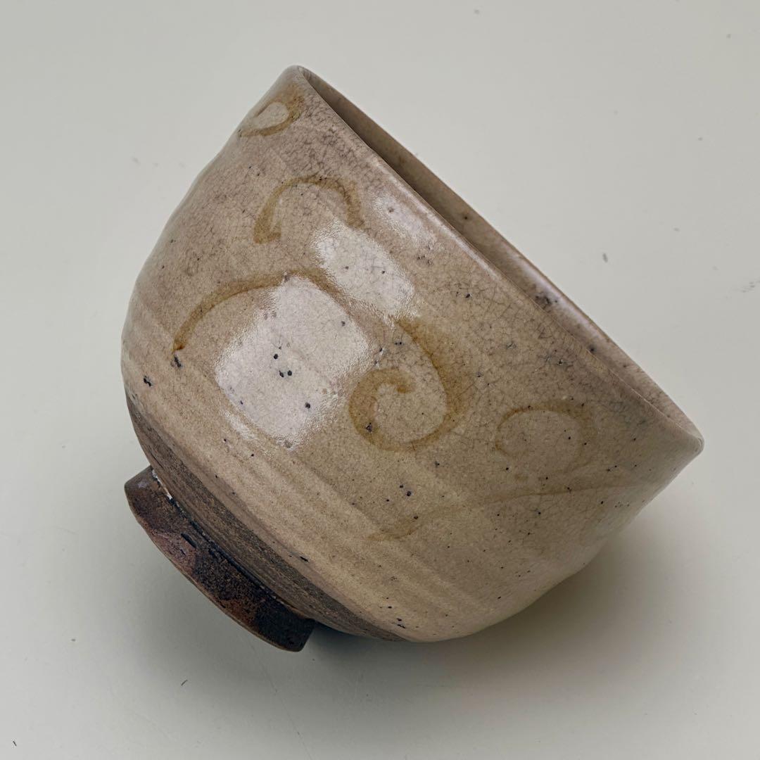 絵唐津 茶碗 仕覆付 共箱 茶道具 江戸時代