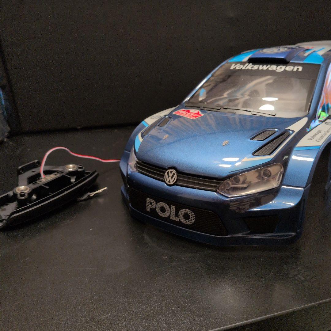 Volkswagen Polo ラジコンカー ボディのみLED付き