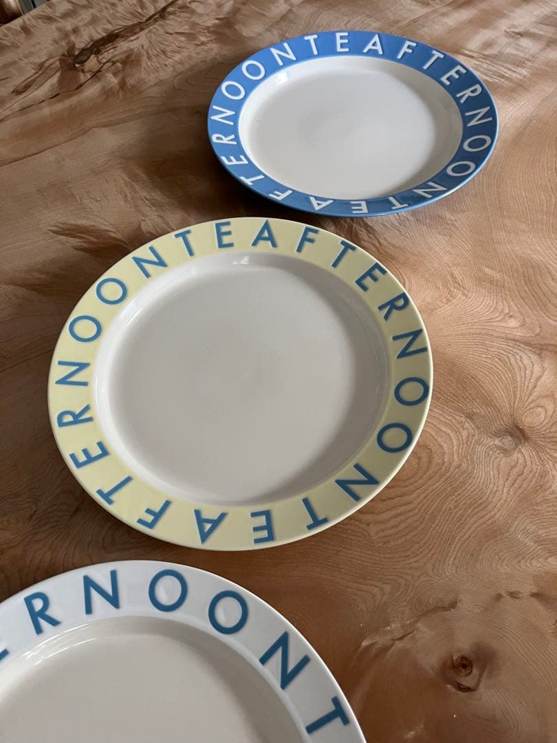 AFTERNOON TEA デザイン皿 ロゴプレート 3枚セット