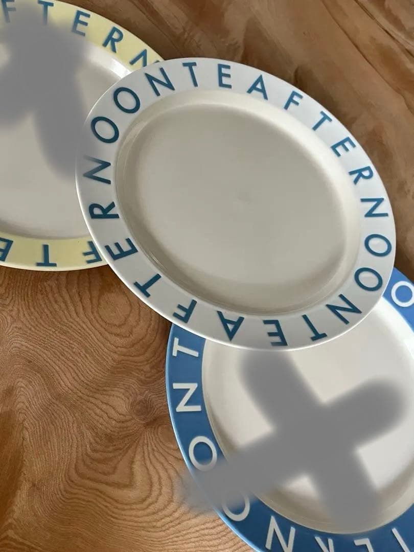 AFTERNOON TEA デザイン皿 ロゴプレート 3枚セット