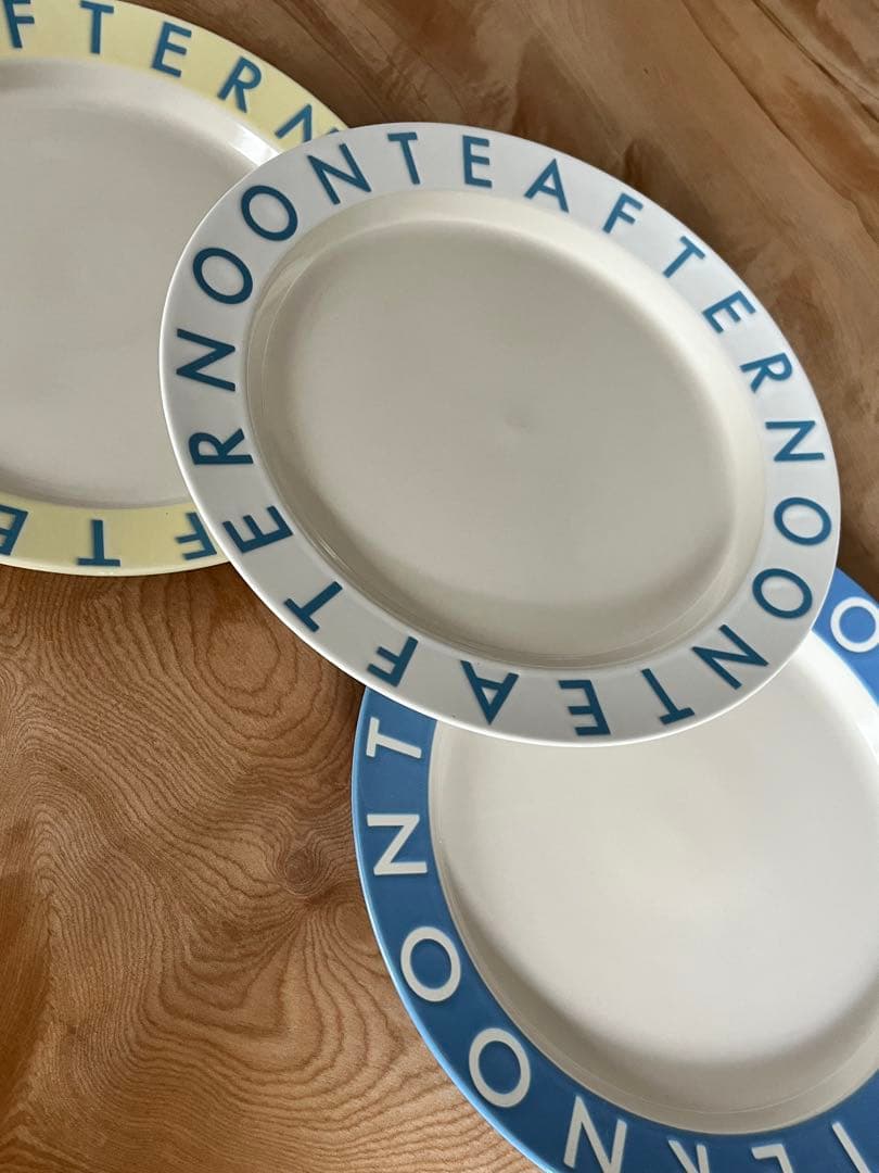 AFTERNOON TEA デザイン皿 ロゴプレート 3枚セット