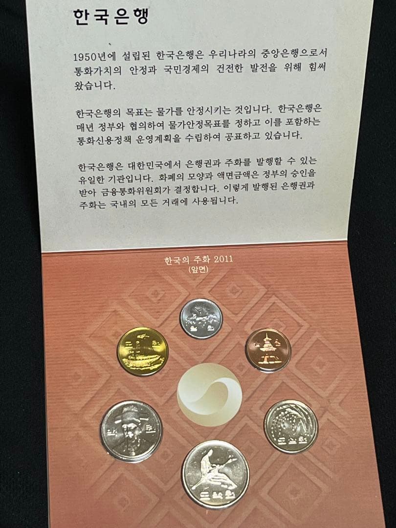 2011年 韓国の貨幣セット　ミントセット