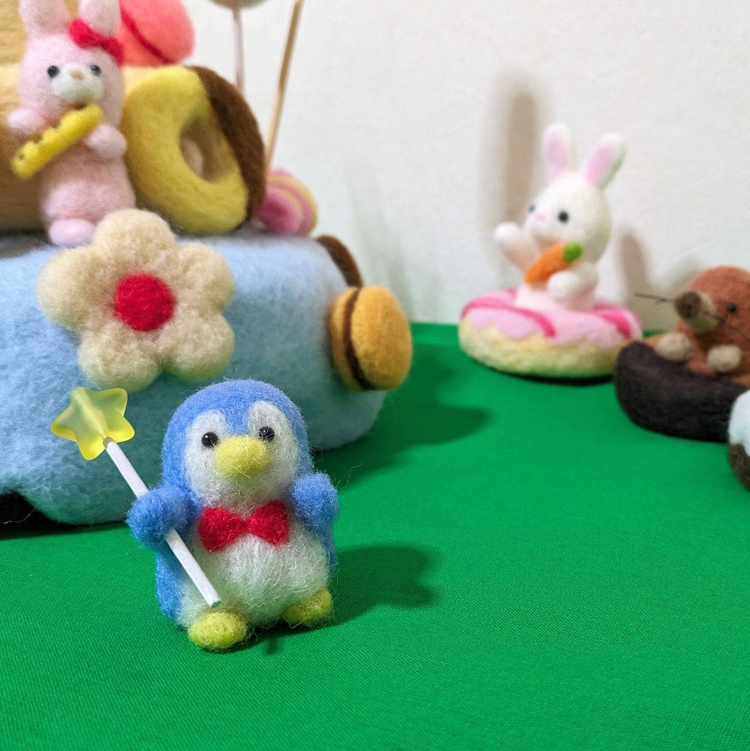 yano-kun 羊毛フェルト 作品 おかしパレード
