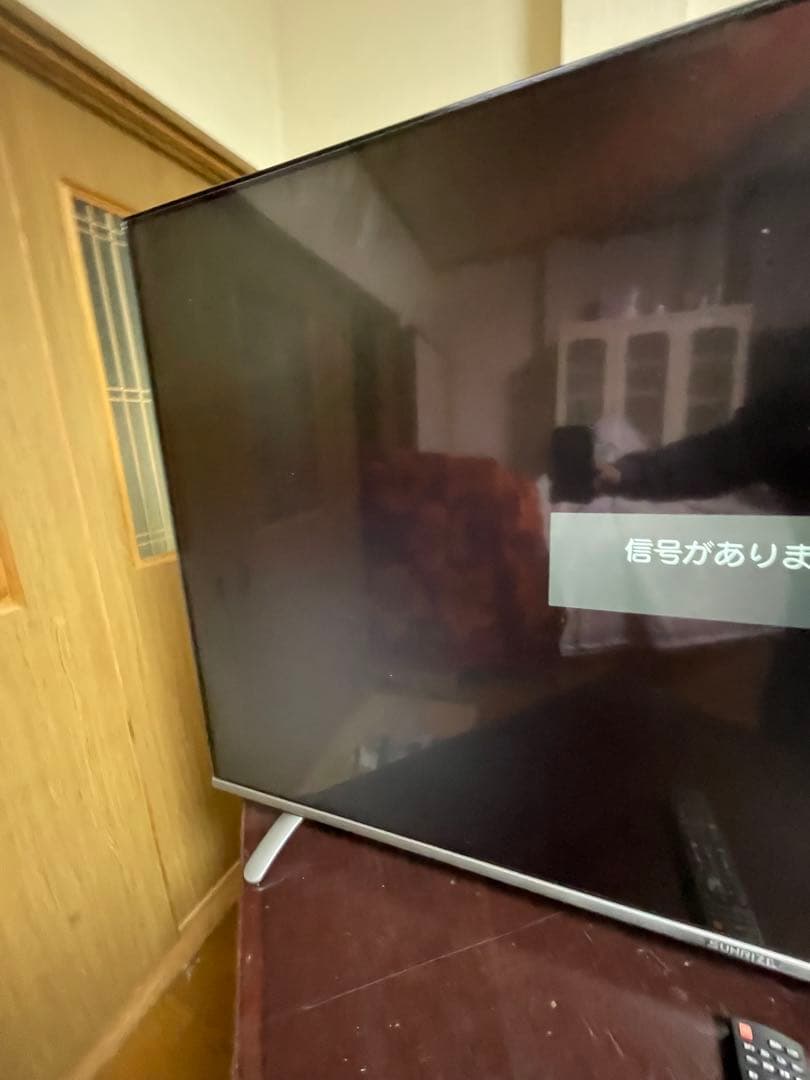 SUNRIZEモダンデコ4Kフレームレス液晶テレビ55型　tv55-4k-bk