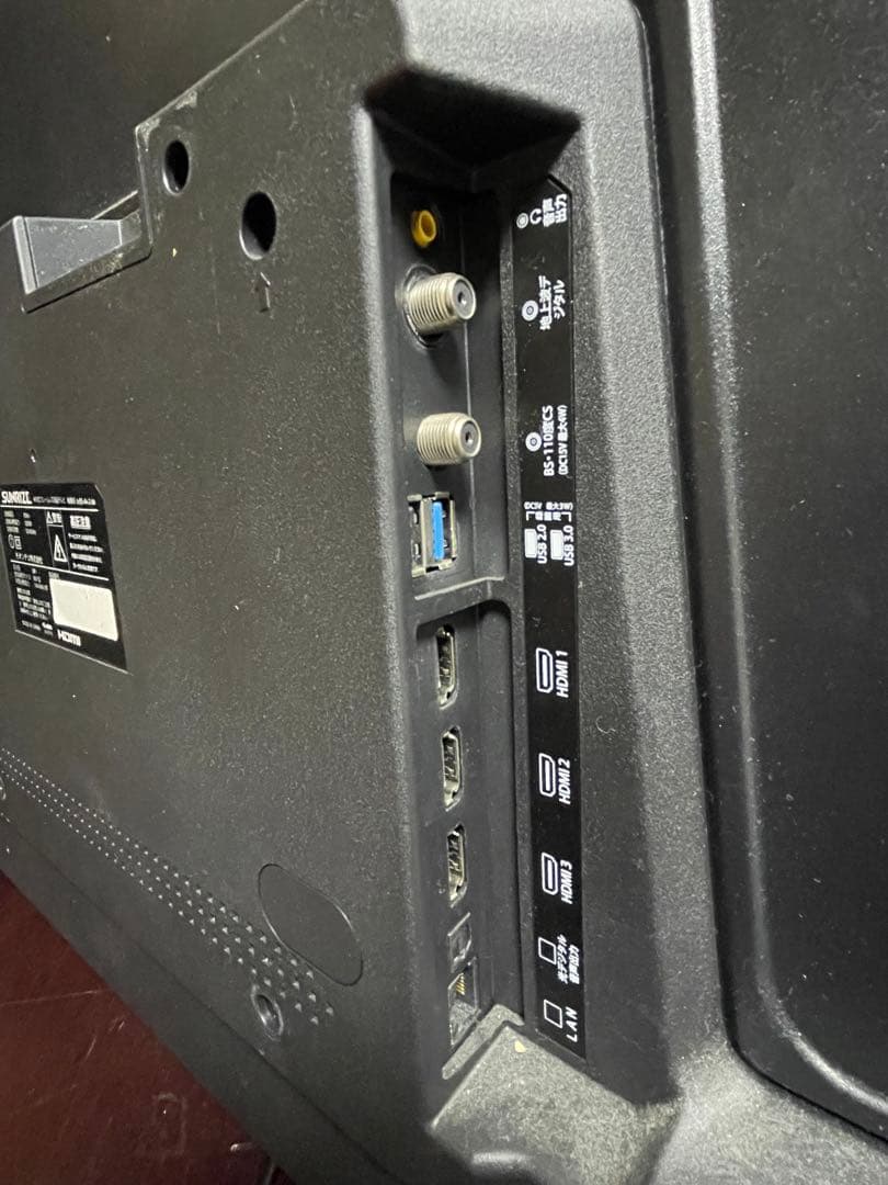 SUNRIZEモダンデコ4Kフレームレス液晶テレビ55型　tv55-4k-bk