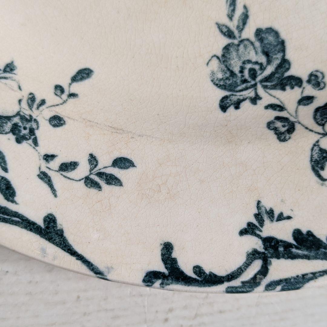 フランスアンティーク　プレート ジュールヴィエイヤールボルドー ルーヴシエンヌB