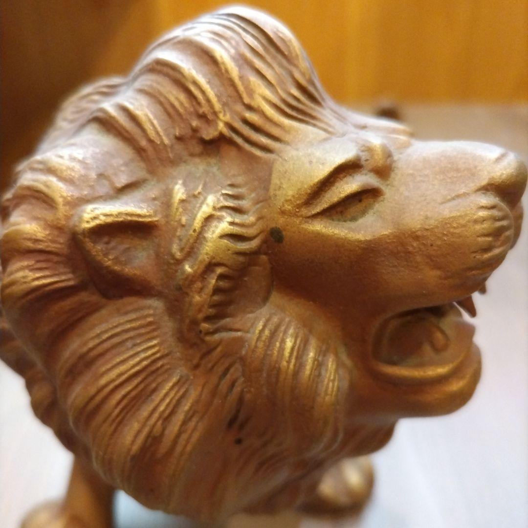 古道具　猛獣虎　ブロンズ像　虎の置物　虎　タイガー　骨董品　昭和時代　縁起物