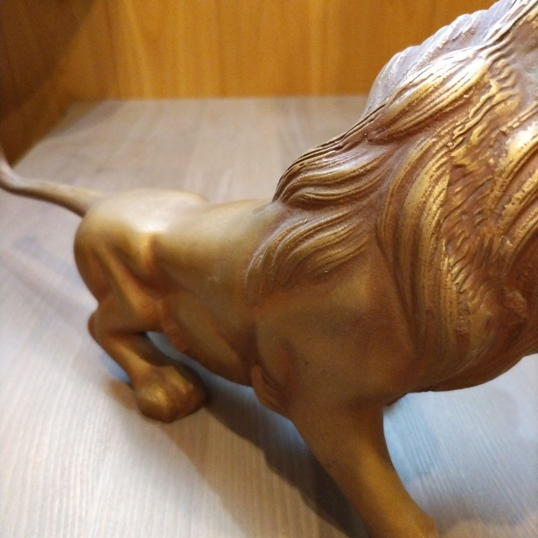 古道具　猛獣虎　ブロンズ像　虎の置物　虎　タイガー　骨董品　昭和時代　縁起物