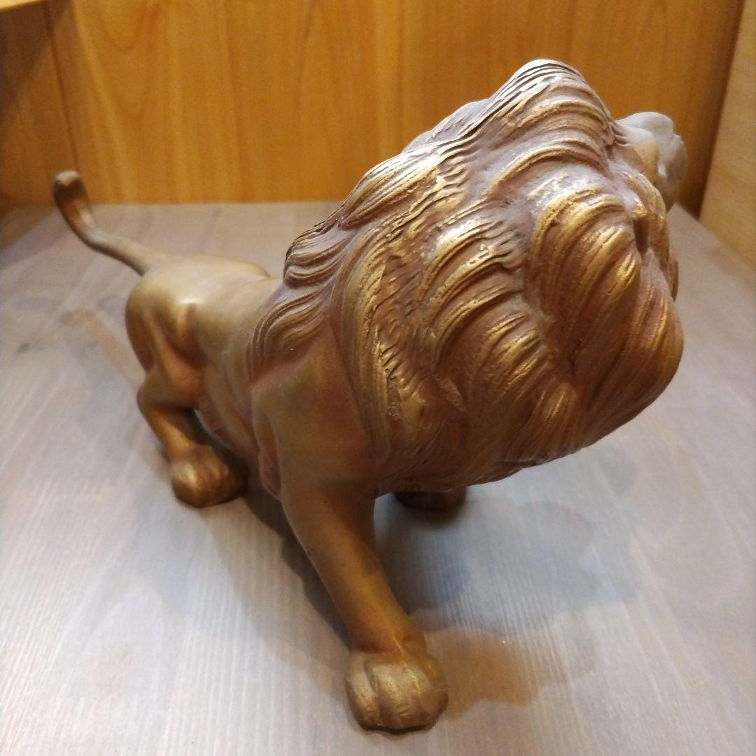 古道具　猛獣虎　ブロンズ像　虎の置物　虎　タイガー　骨董品　昭和時代　縁起物