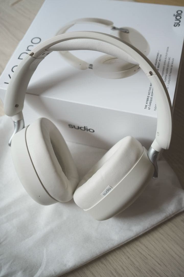 Sudio K2 Pro ワイヤレスヘッドホン ホワイト 美品