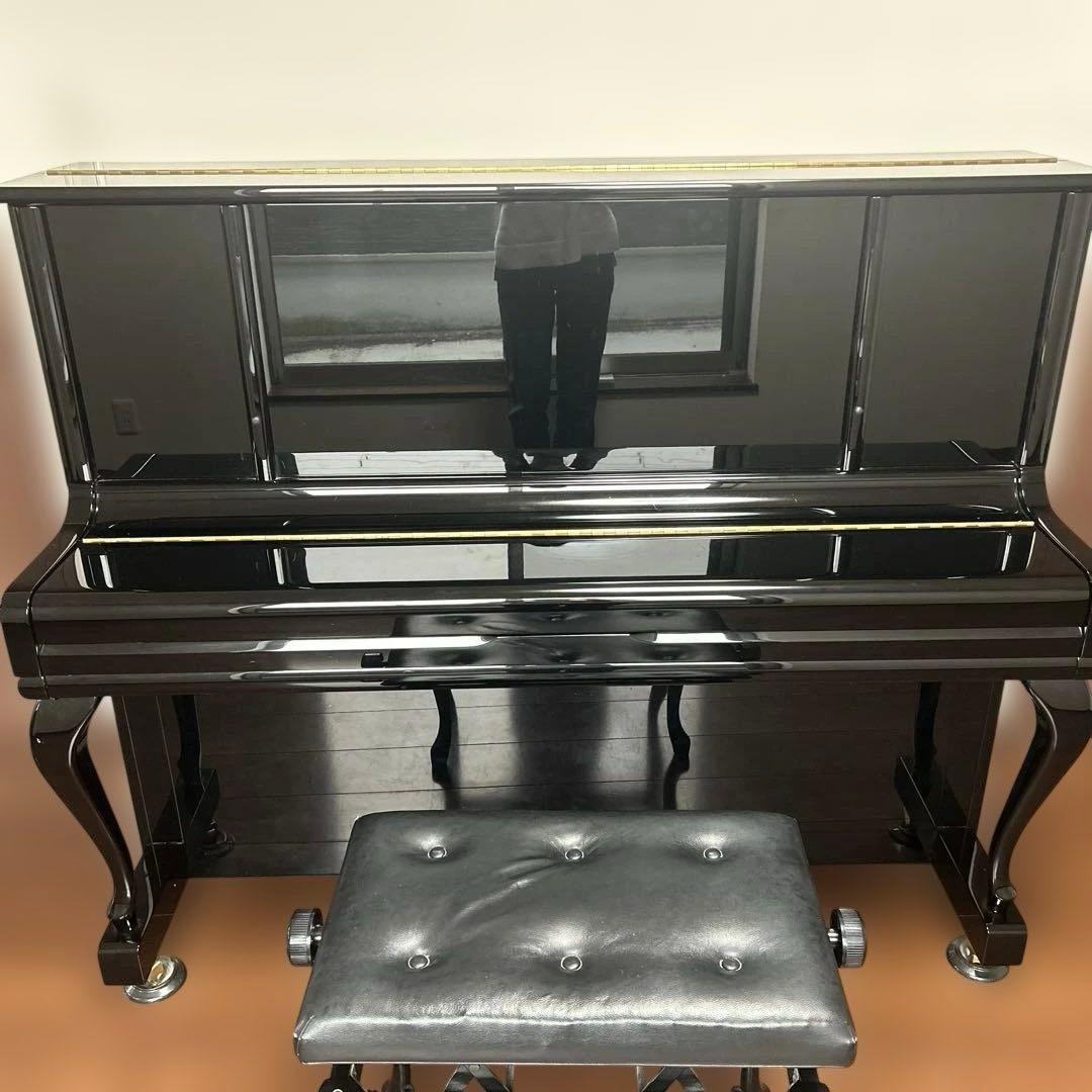 Kawai アップライトピアノ 黒 椅子付き