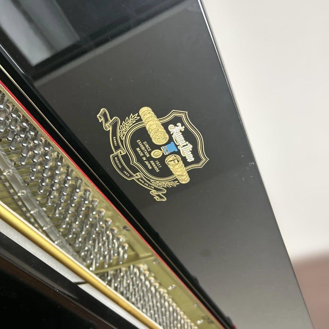 Kawai アップライトピアノ 黒 椅子付き