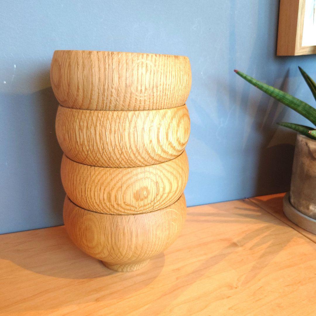 我戸幹男商店　MATEVARI　マテバリ　楢　椀　4個セット