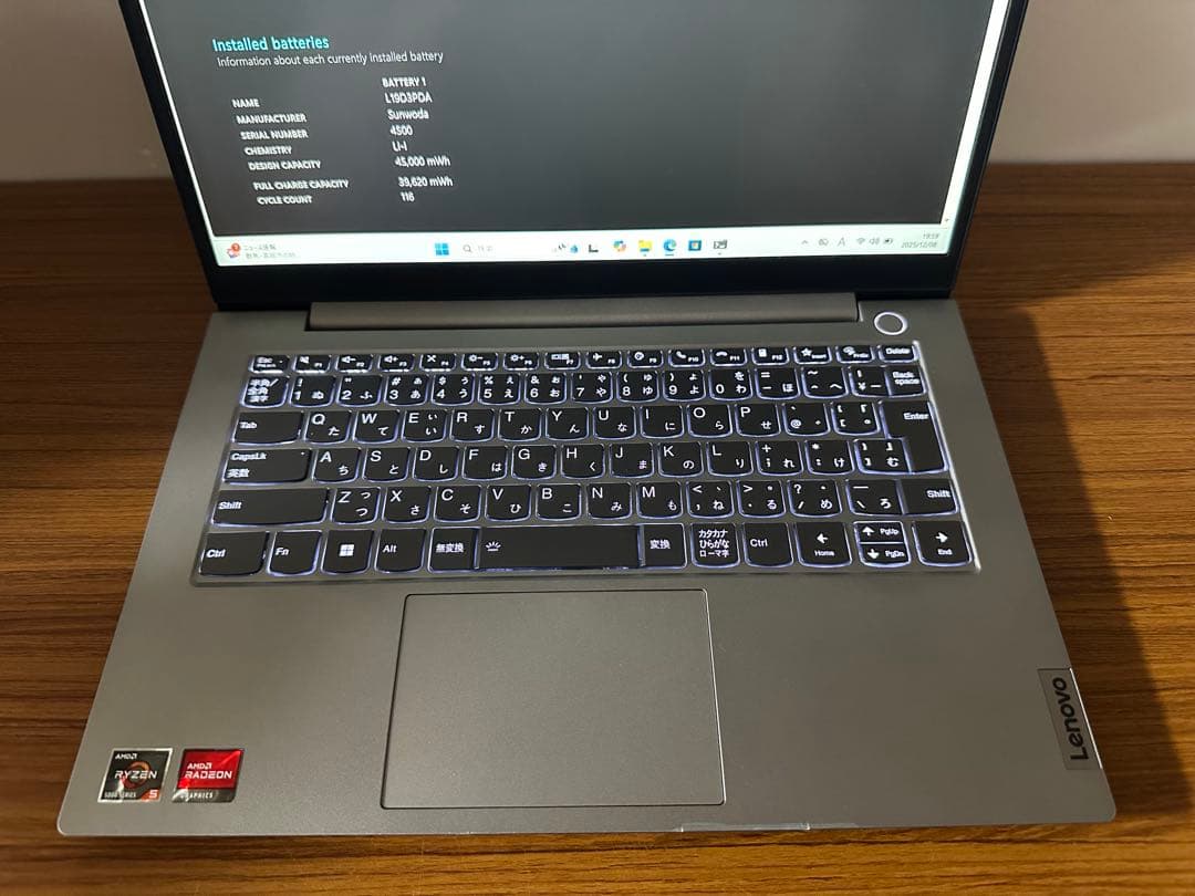 Windowsノート本体 Lenovo ThinkBook14 G4 ryzen 5 5625 16gb